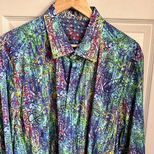 Robert Graham 3X classic fit long sleeve shirt.